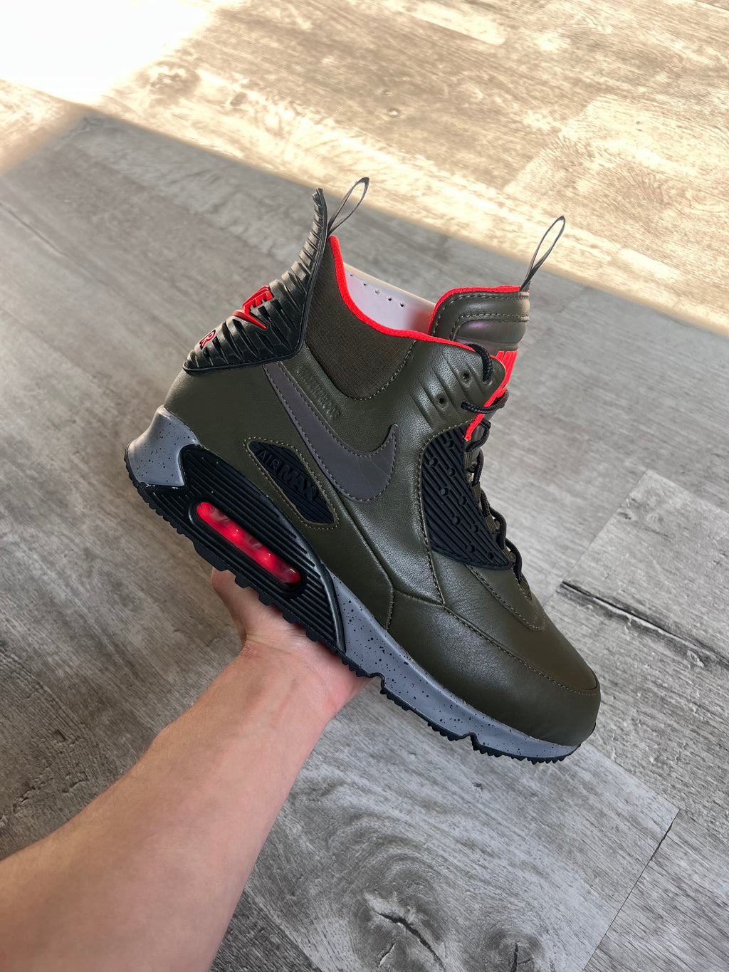 Buty Nike Air Max 90 Sneakerboot Dark Loden