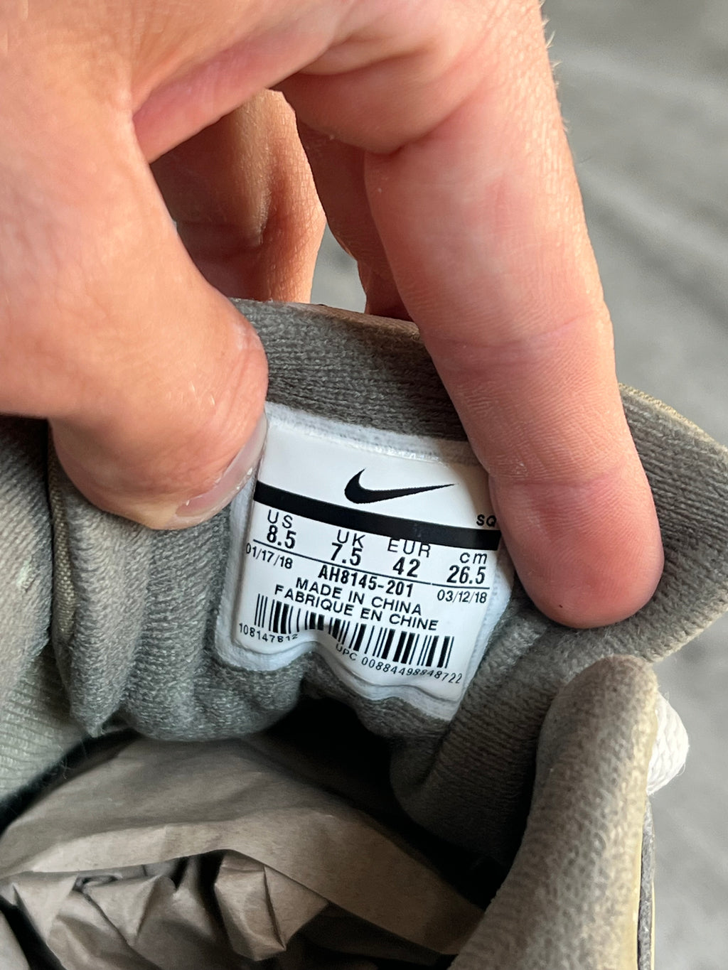 Buty Nike Air Max 1 Medium Olive