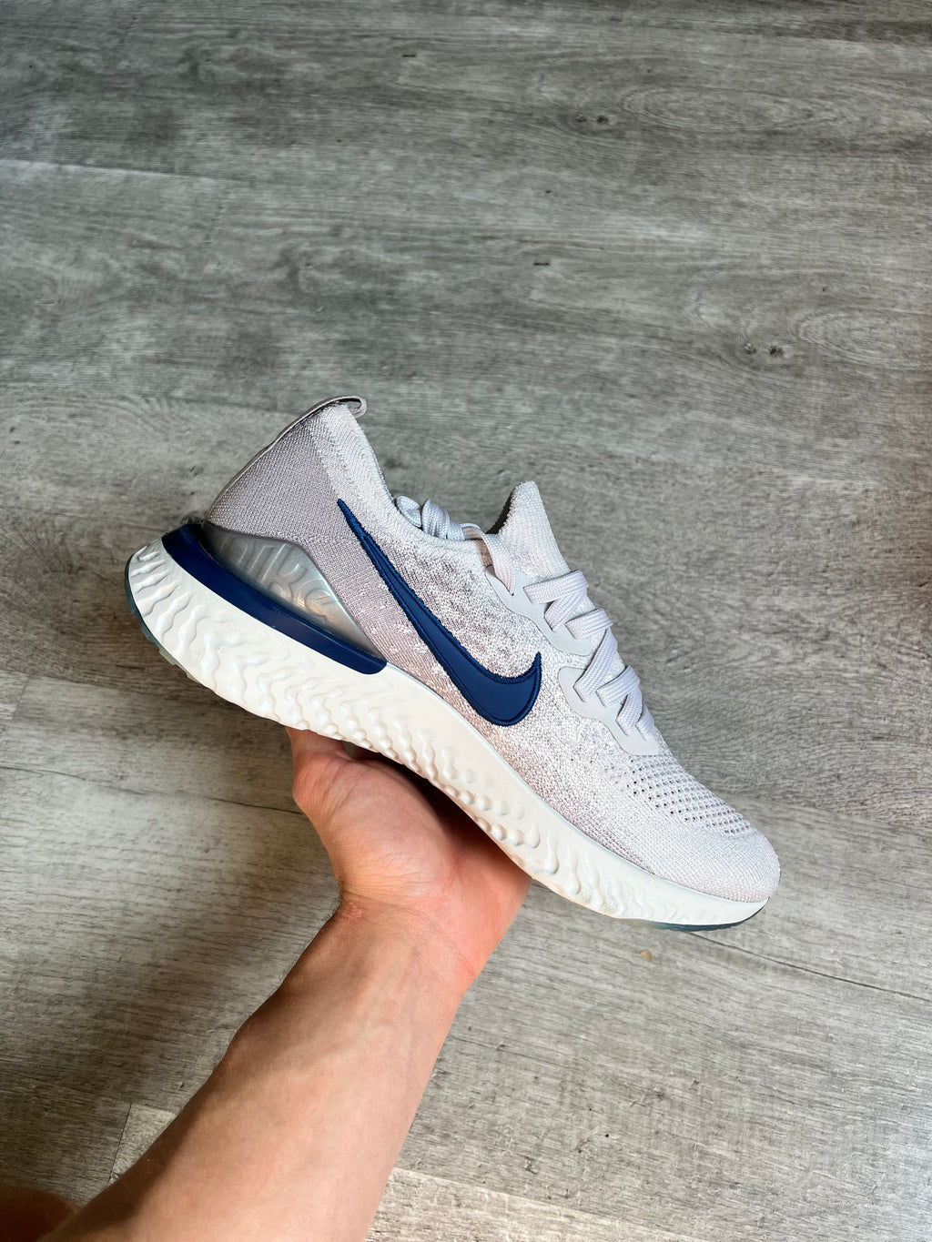Buty Nike Epic React Flyknit 2 Vast Grey Coastal Blue
