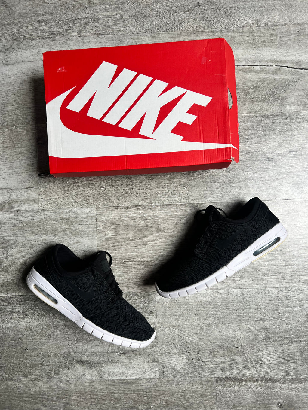 Buty Nike SB Stefan Janoski Max Black White