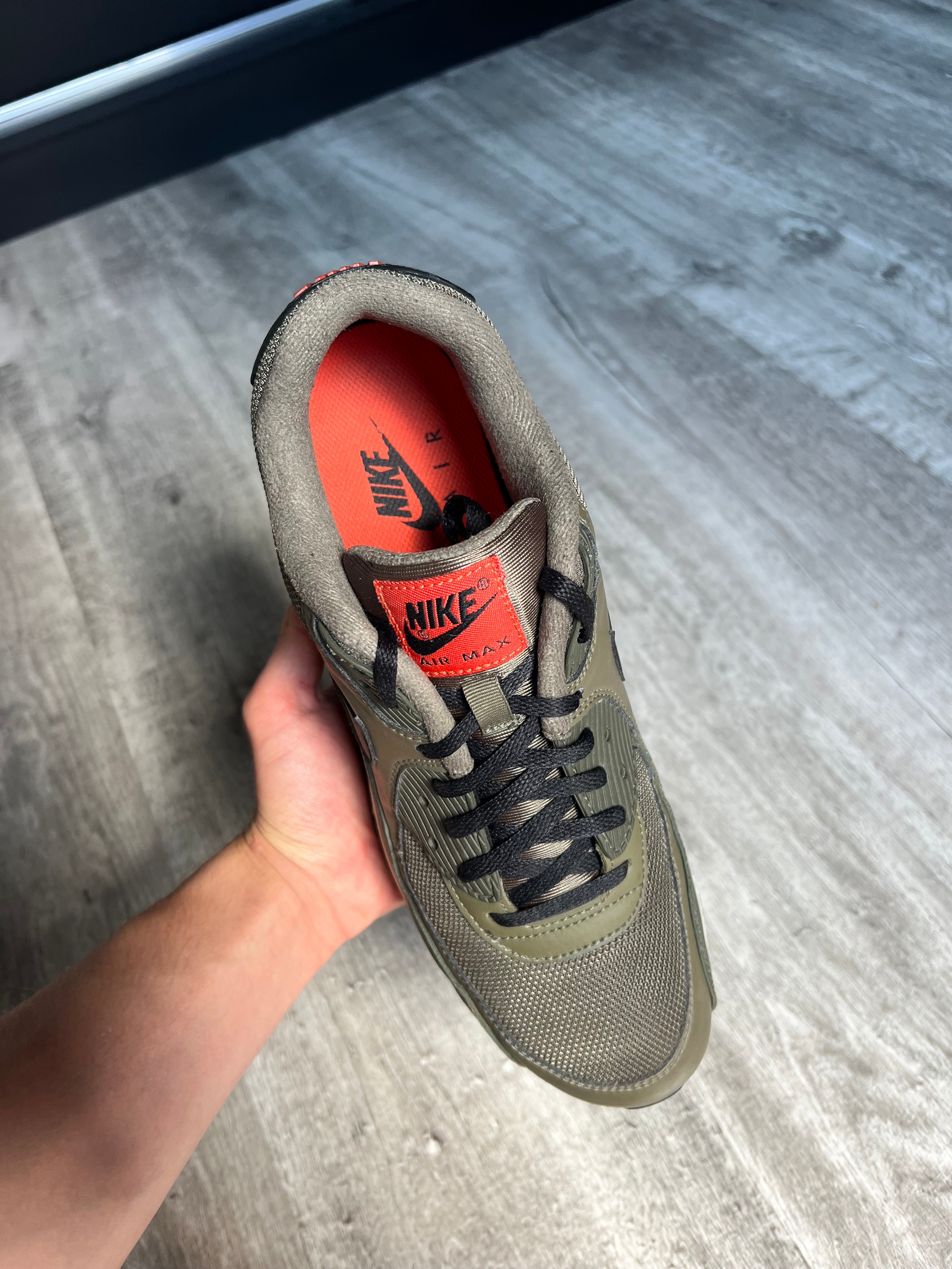 Buty Nike Air Max 90 Medium Olive Black Team Orange