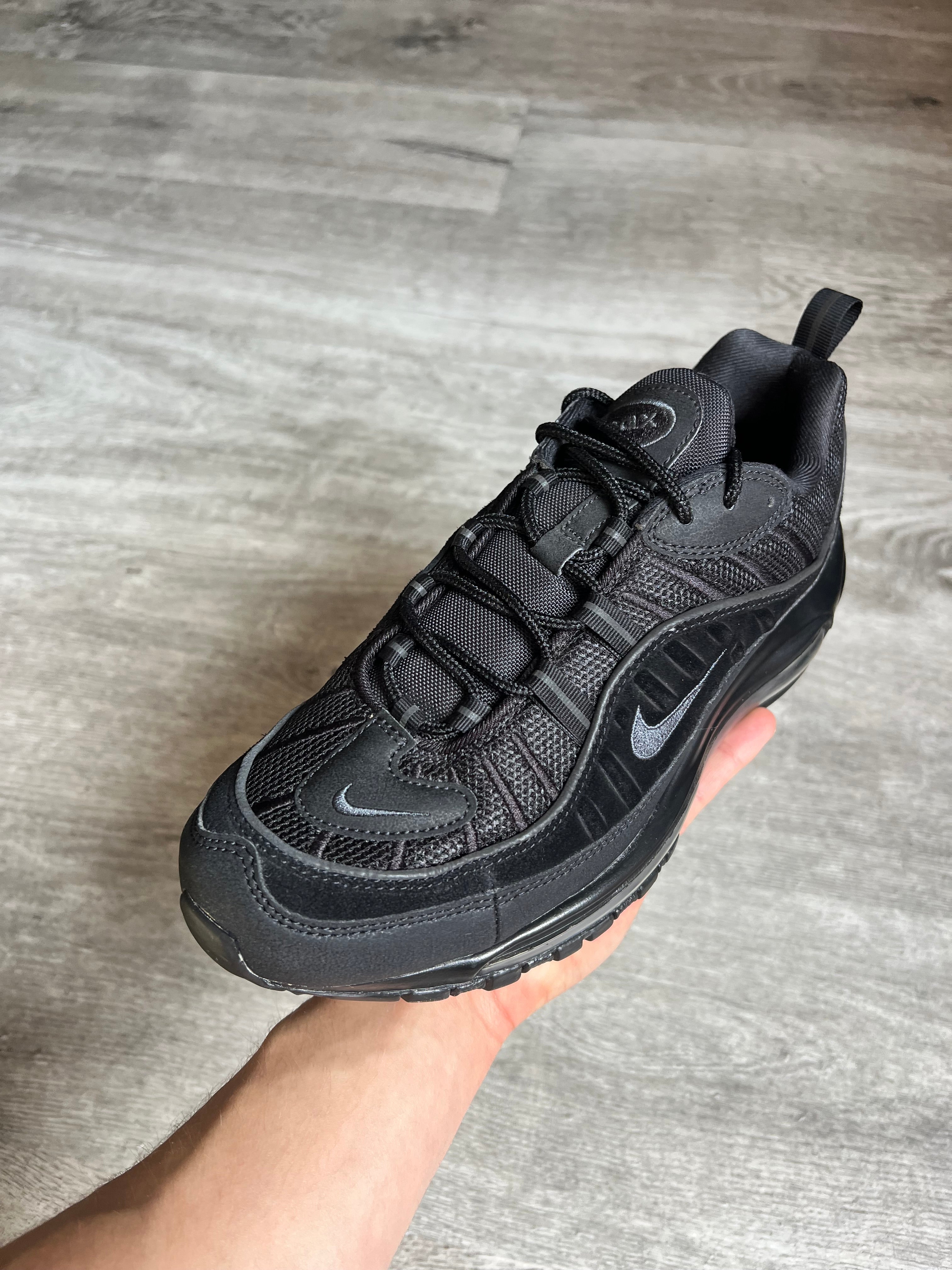 Buty Nike Air Max 98 Black Anthracite Black Sole