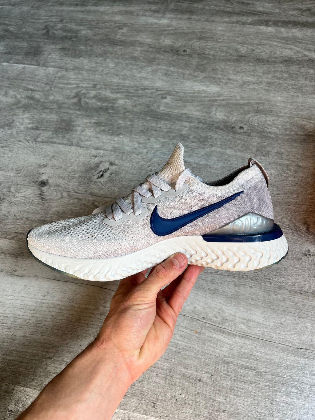 Buty Nike Epic React Flyknit 2 Vast Grey Coastal Blue