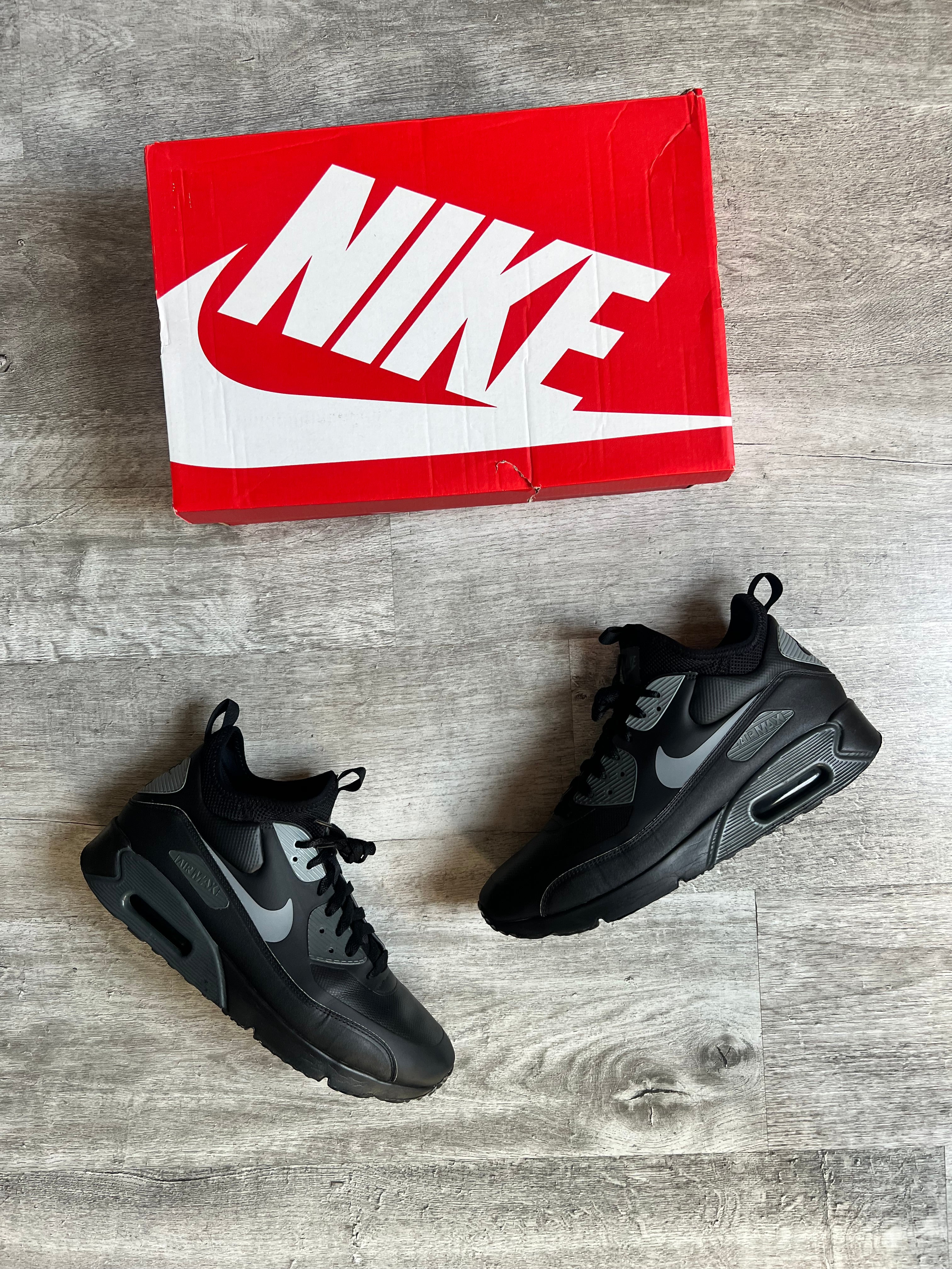 Buty Nike Air Max 90 Ultra Mid Black Cool Grey
