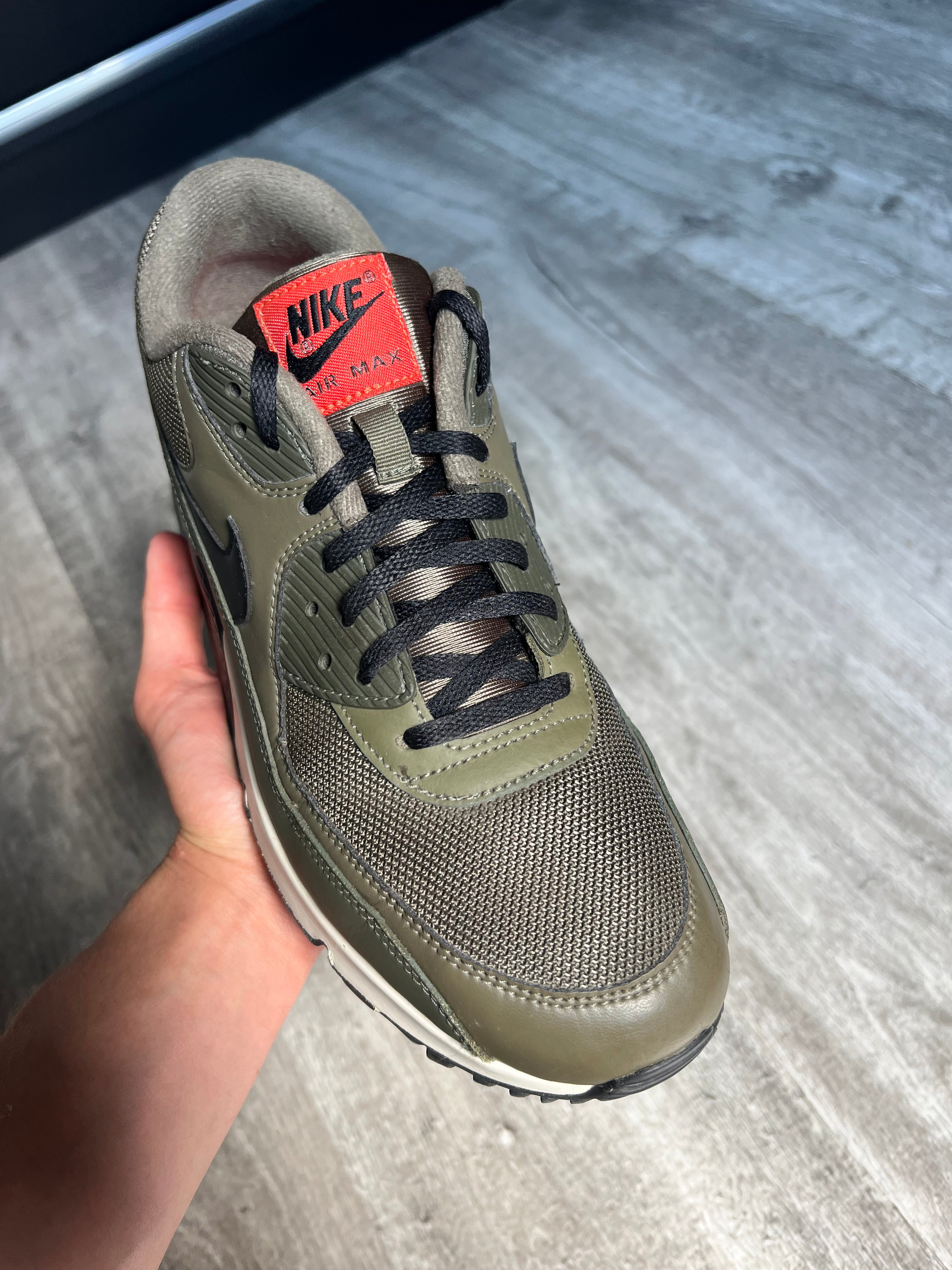 Buty Nike Air Max 90 Medium Olive Black Team Orange