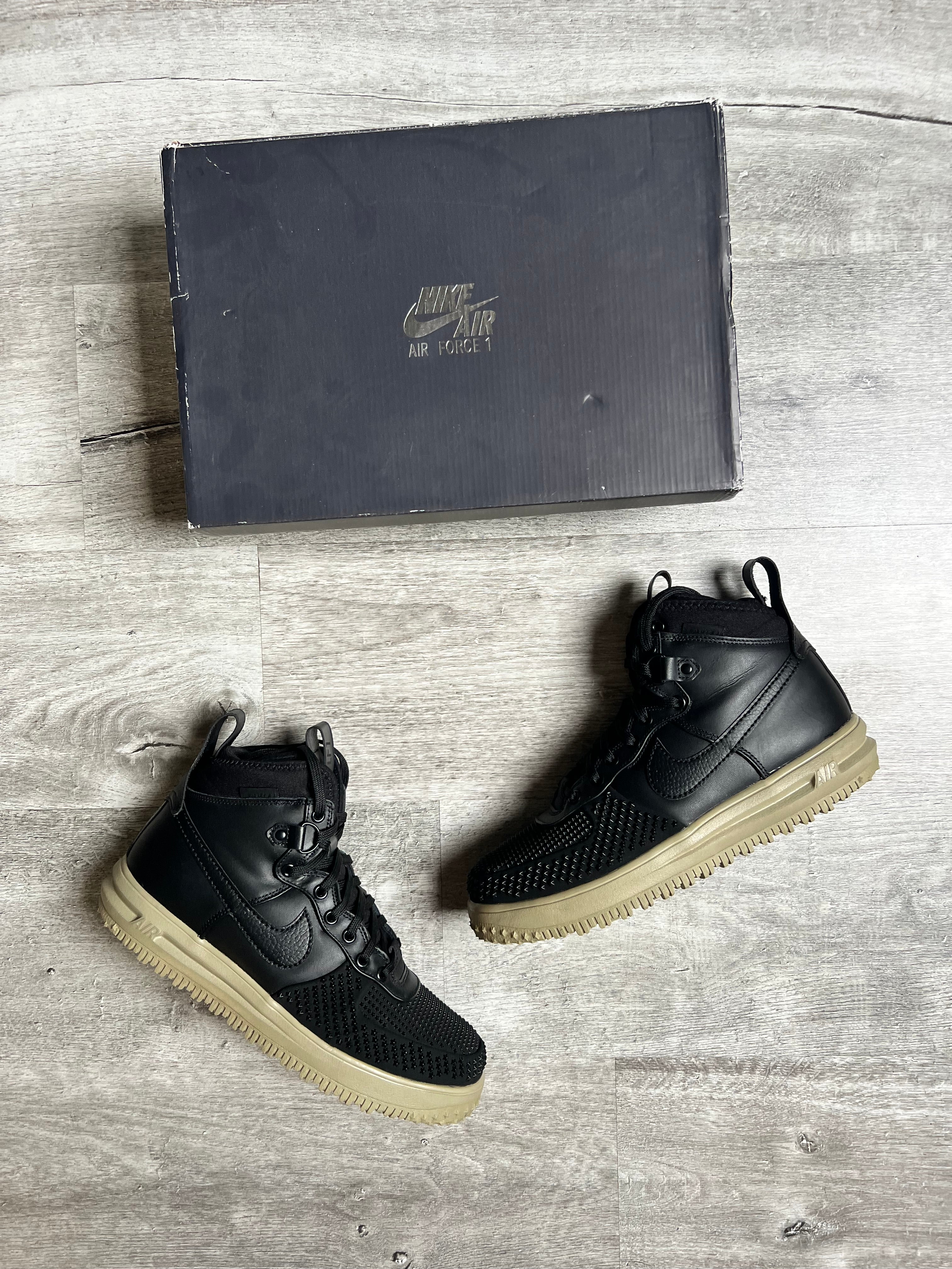 Buty Nike Air Force 1 Duckboot Black Neutral Olive