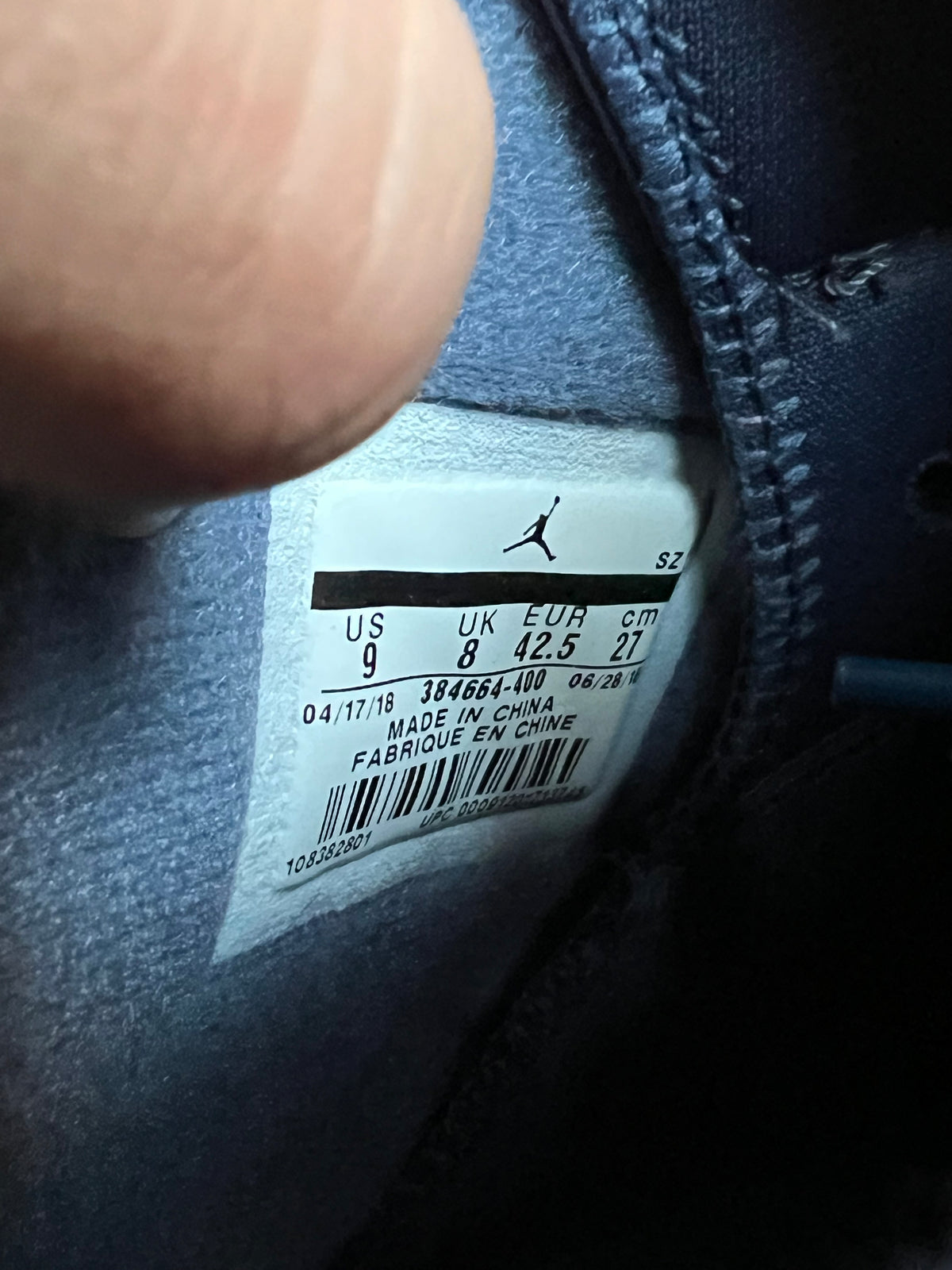 Buty Jordan 6 Retro Diffused Blue