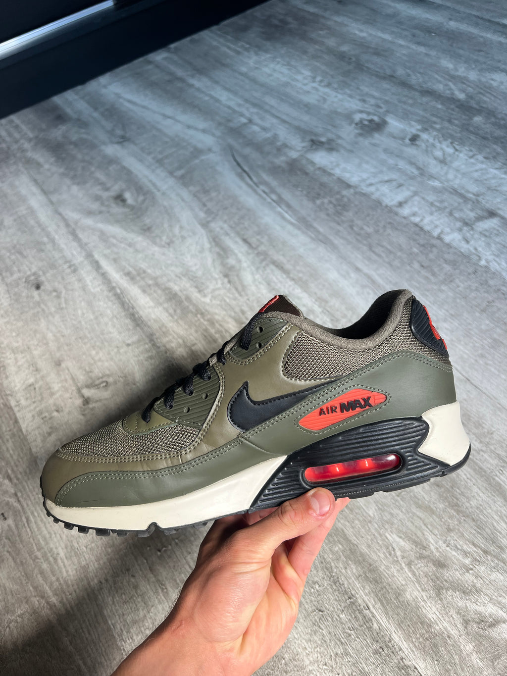 Buty Nike Air Max 90 Medium Olive Black Team Orange