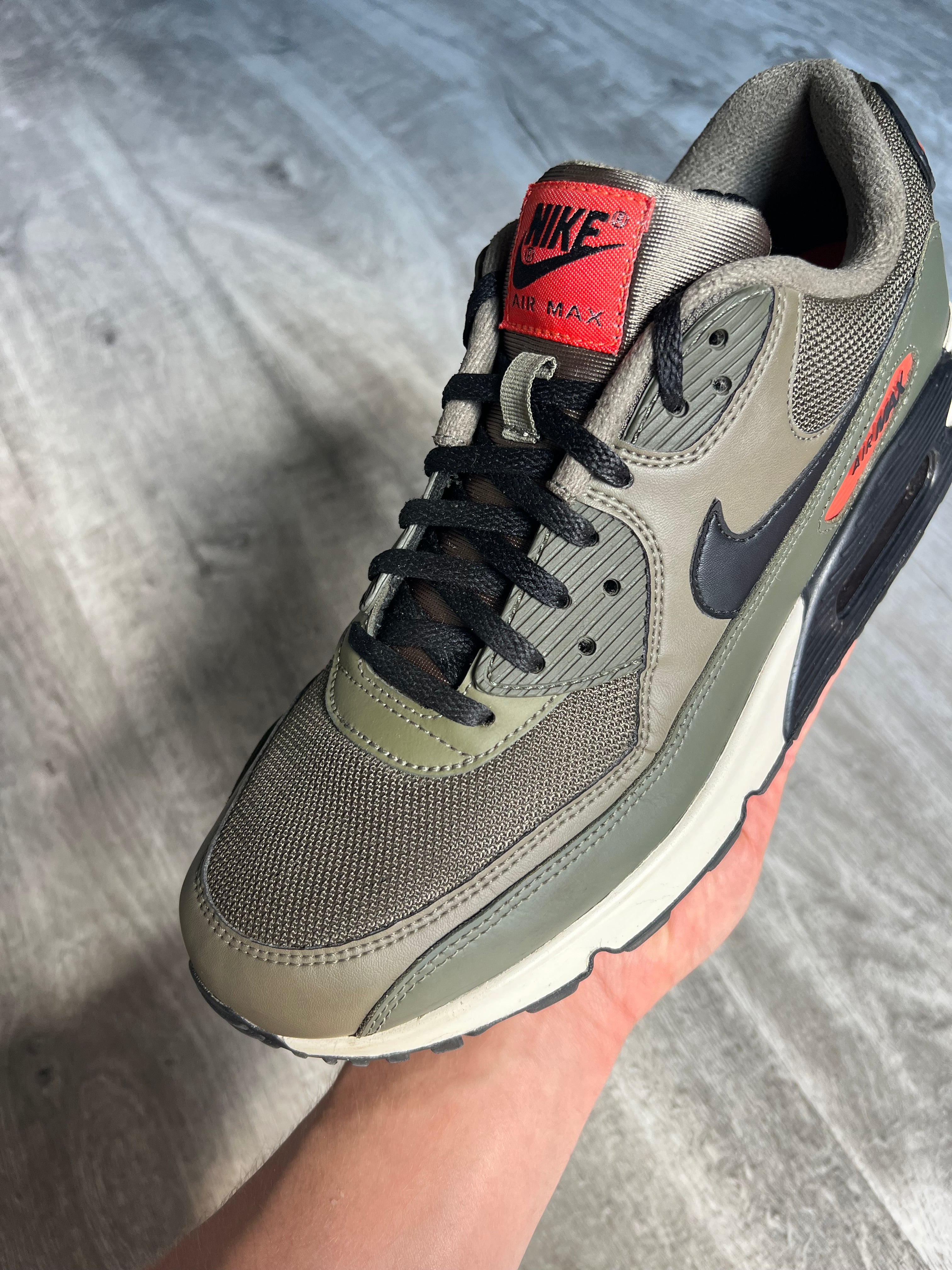 Buty Nike Air Max 90 Medium Olive Black Team Orange