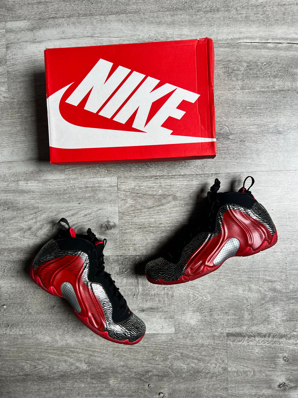 Buty Nike Air Flightposite Exposed Zebra