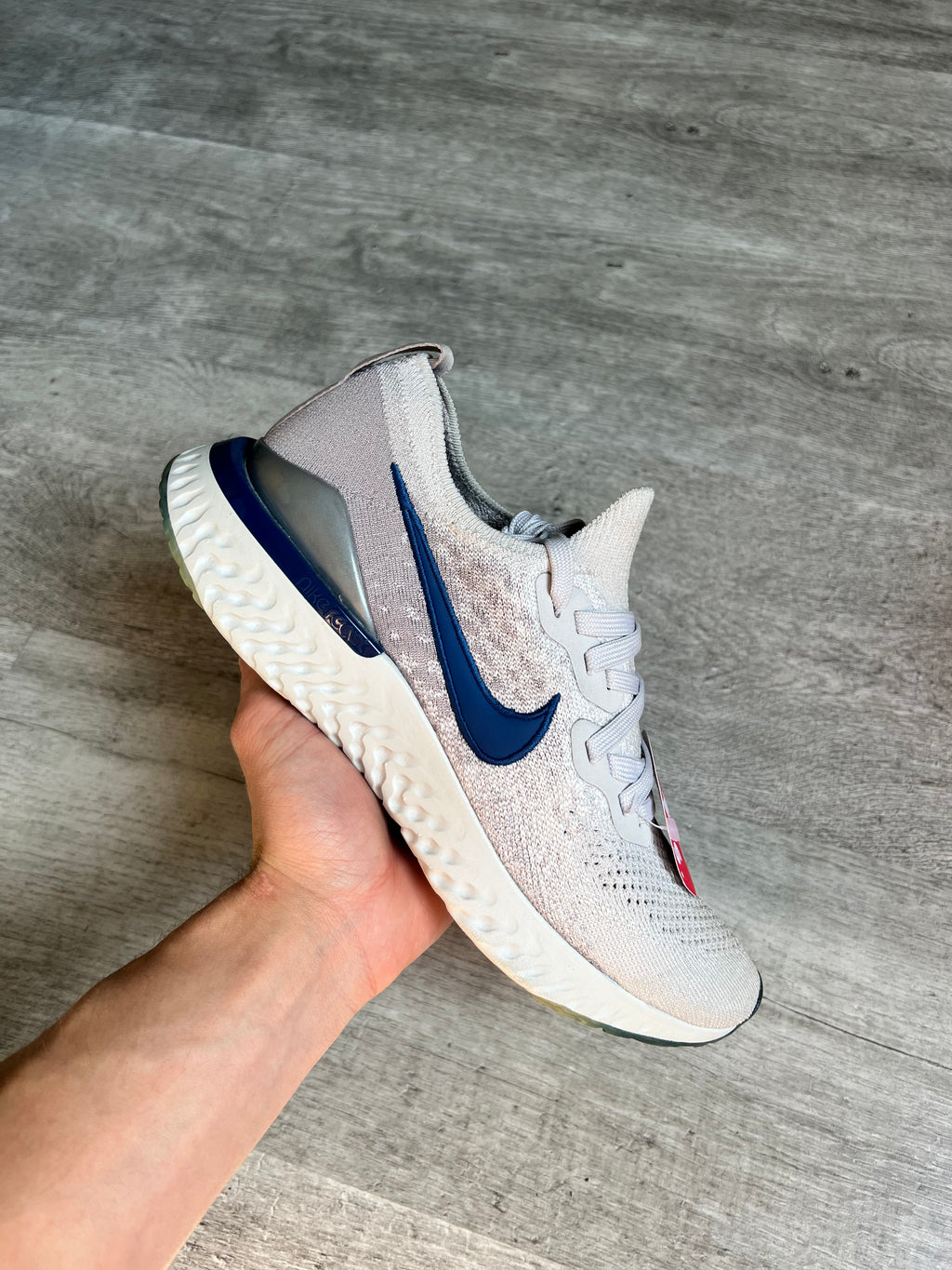 Buty Nike Epic React Flyknit 2 Vast Grey Coastal Blue