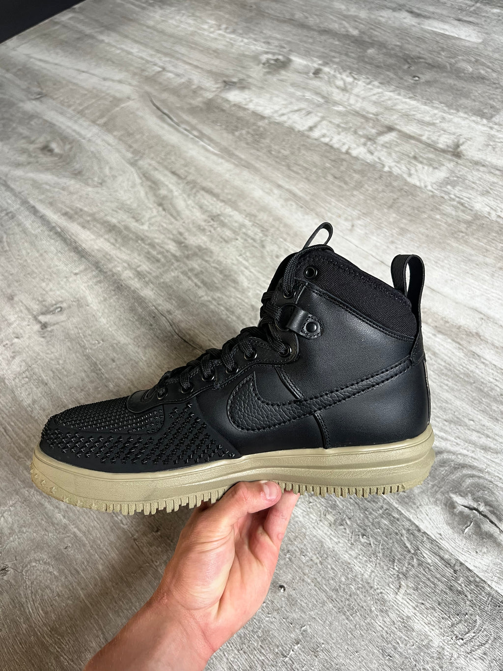 Buty Nike Air Force 1 Duckboot Black Neutral Olive