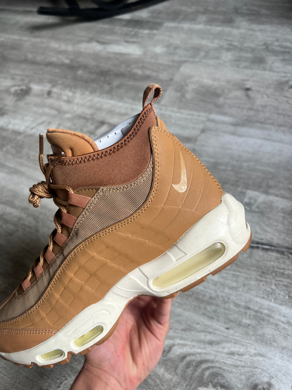 Buty Nike Air Max 95 Sneakerboot Flax (2017)