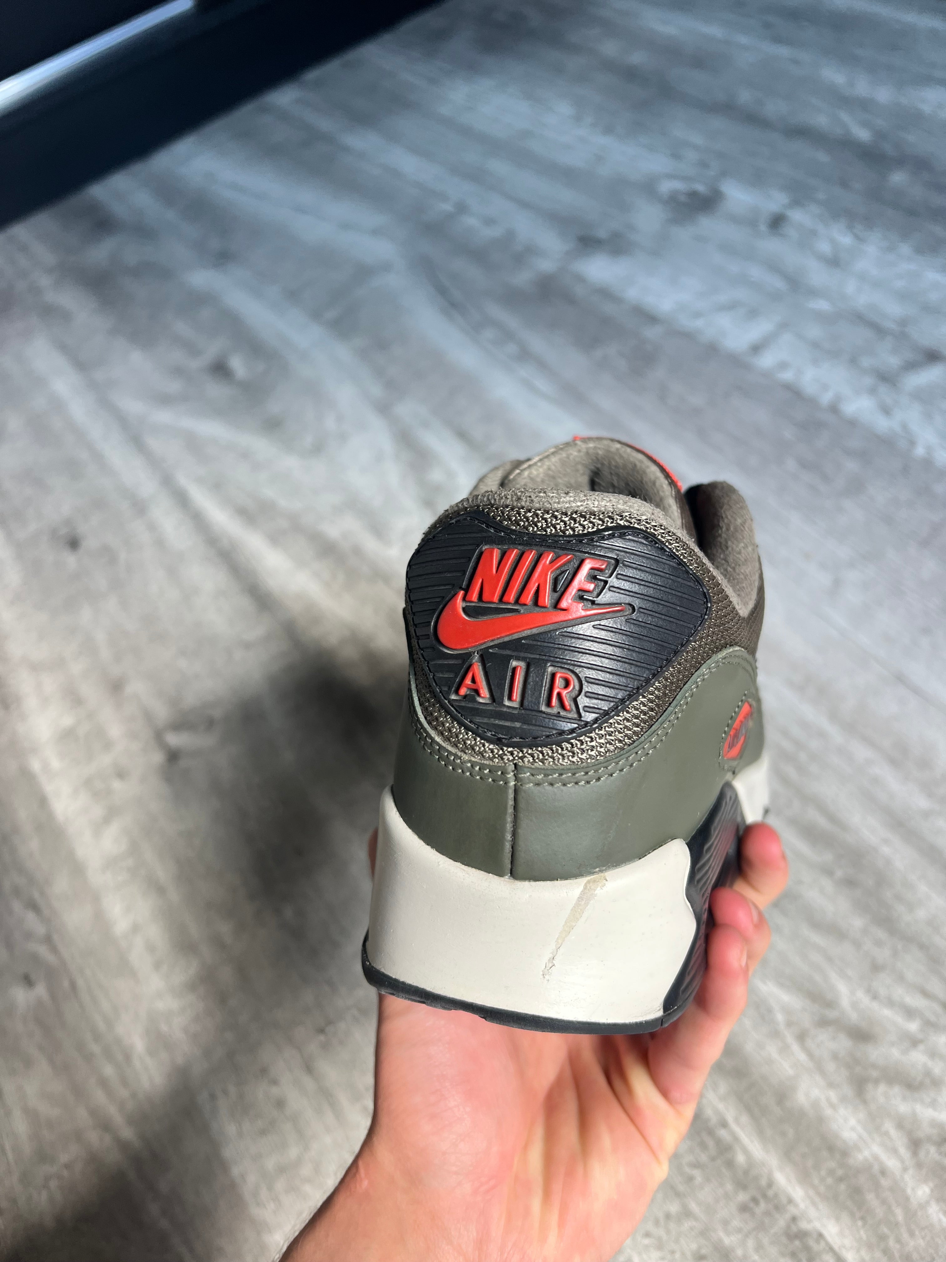 Buty Nike Air Max 90 Medium Olive Black Team Orange