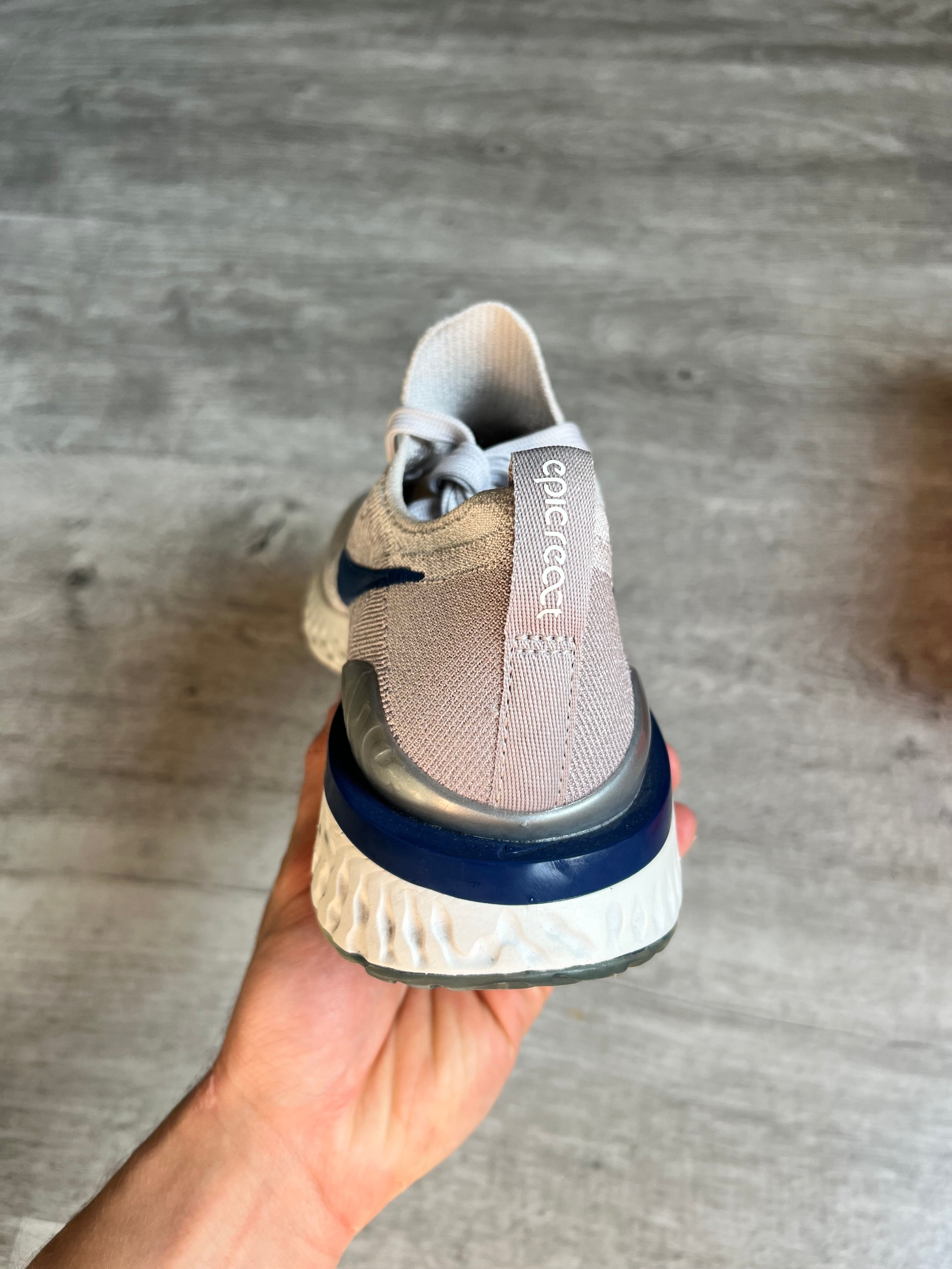 Buty Nike Epic React Flyknit 2 Vast Grey Coastal Blue