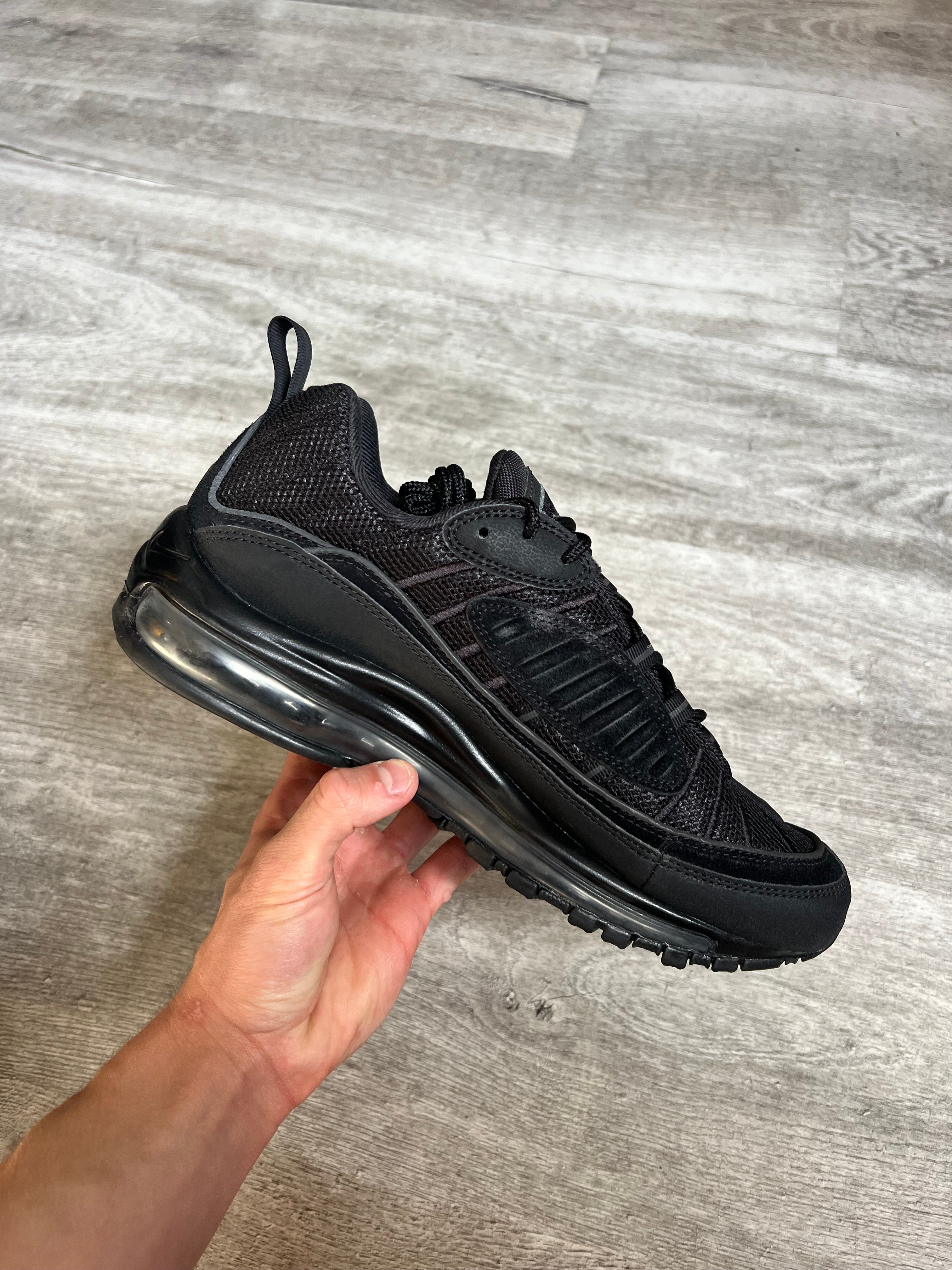 Buty Nike Air Max 98 Black Anthracite Black Sole