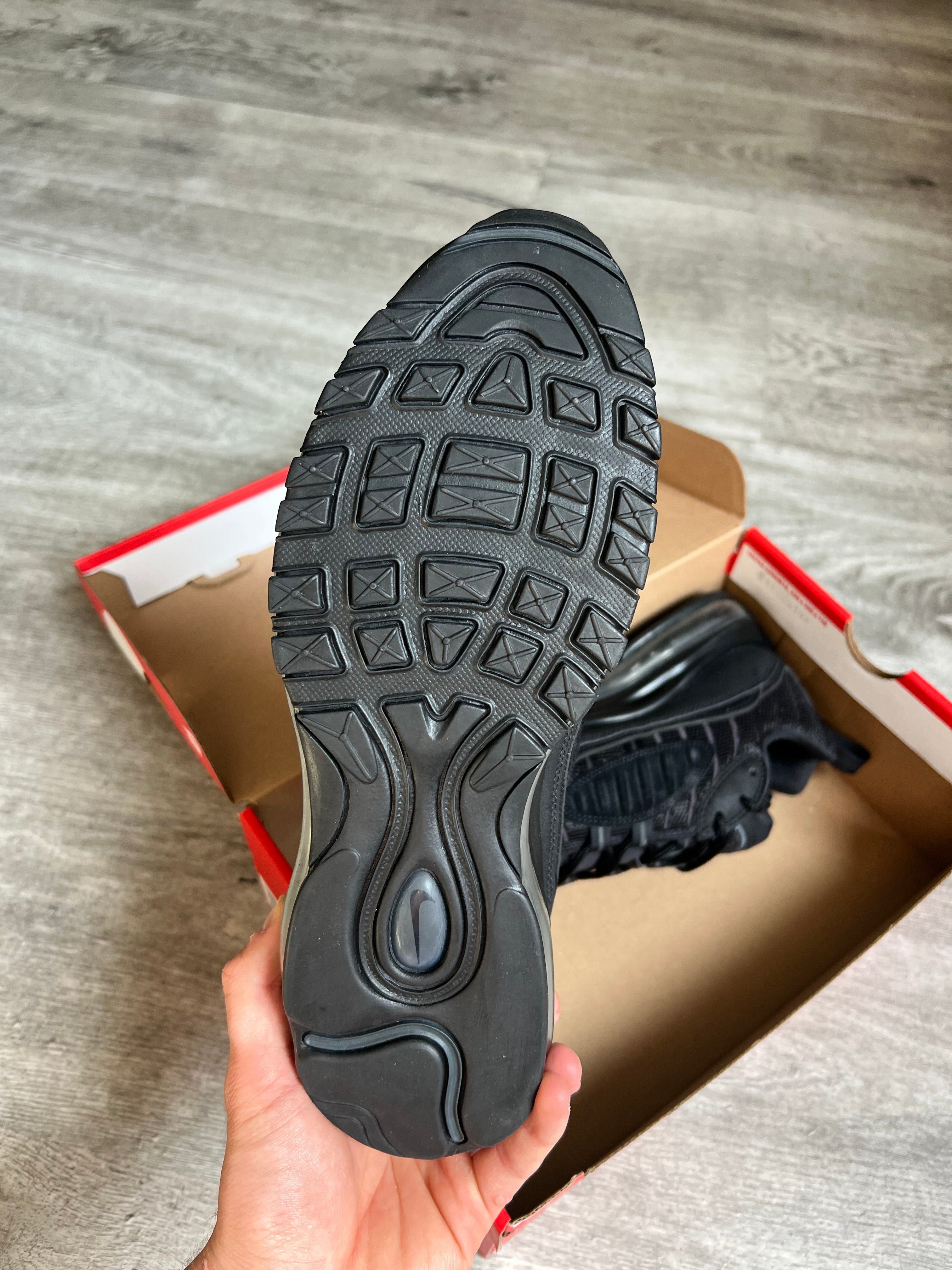 Buty Nike Air Max 98 Black Anthracite Black Sole