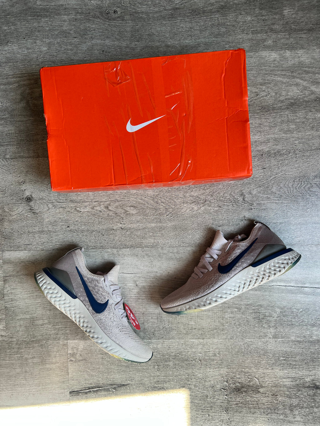 Buty Nike Epic React Flyknit 2 Vast Grey Coastal Blue