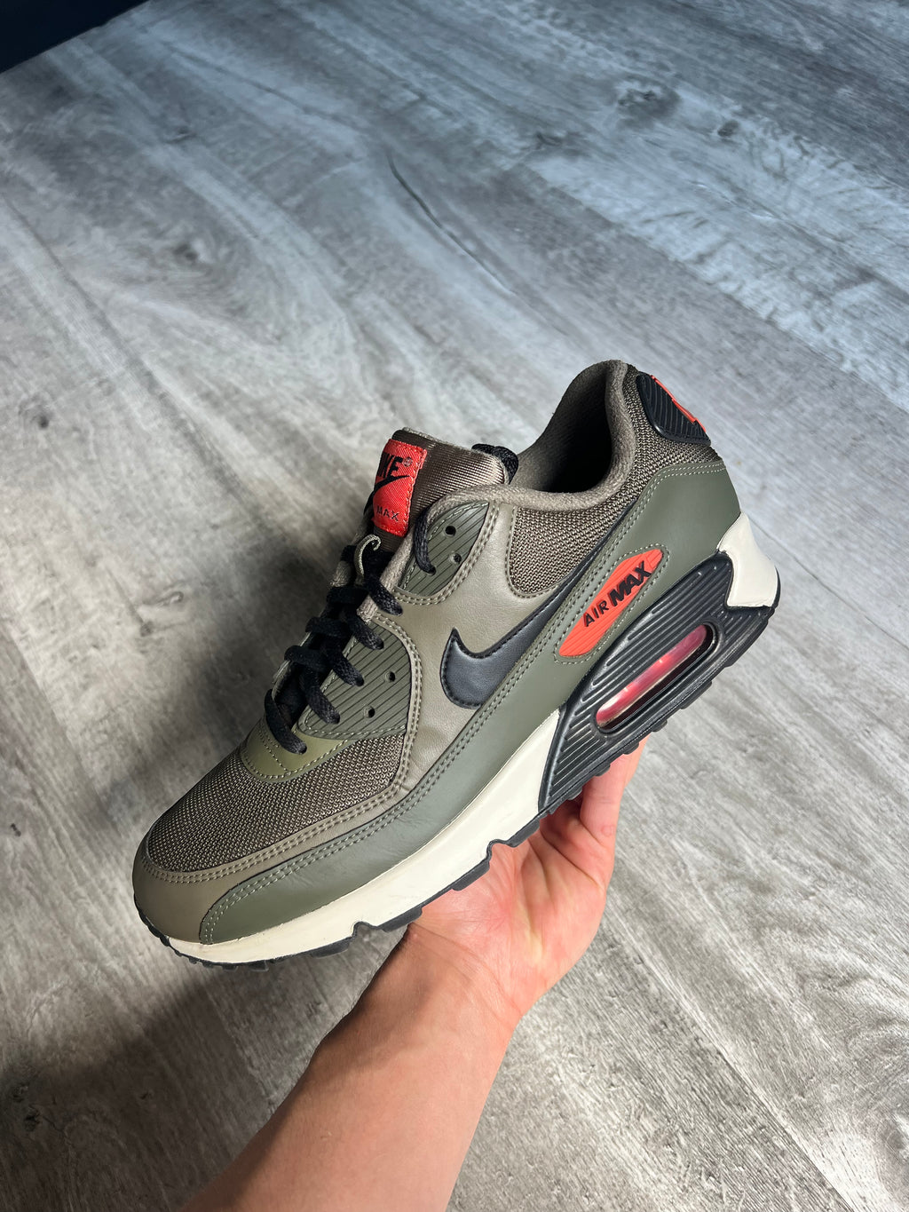Buty Nike Air Max 90 Medium Olive Black Team Orange