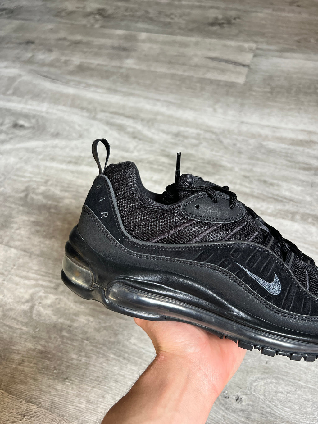 Buty Nike Air Max 98 Black Anthracite Black Sole