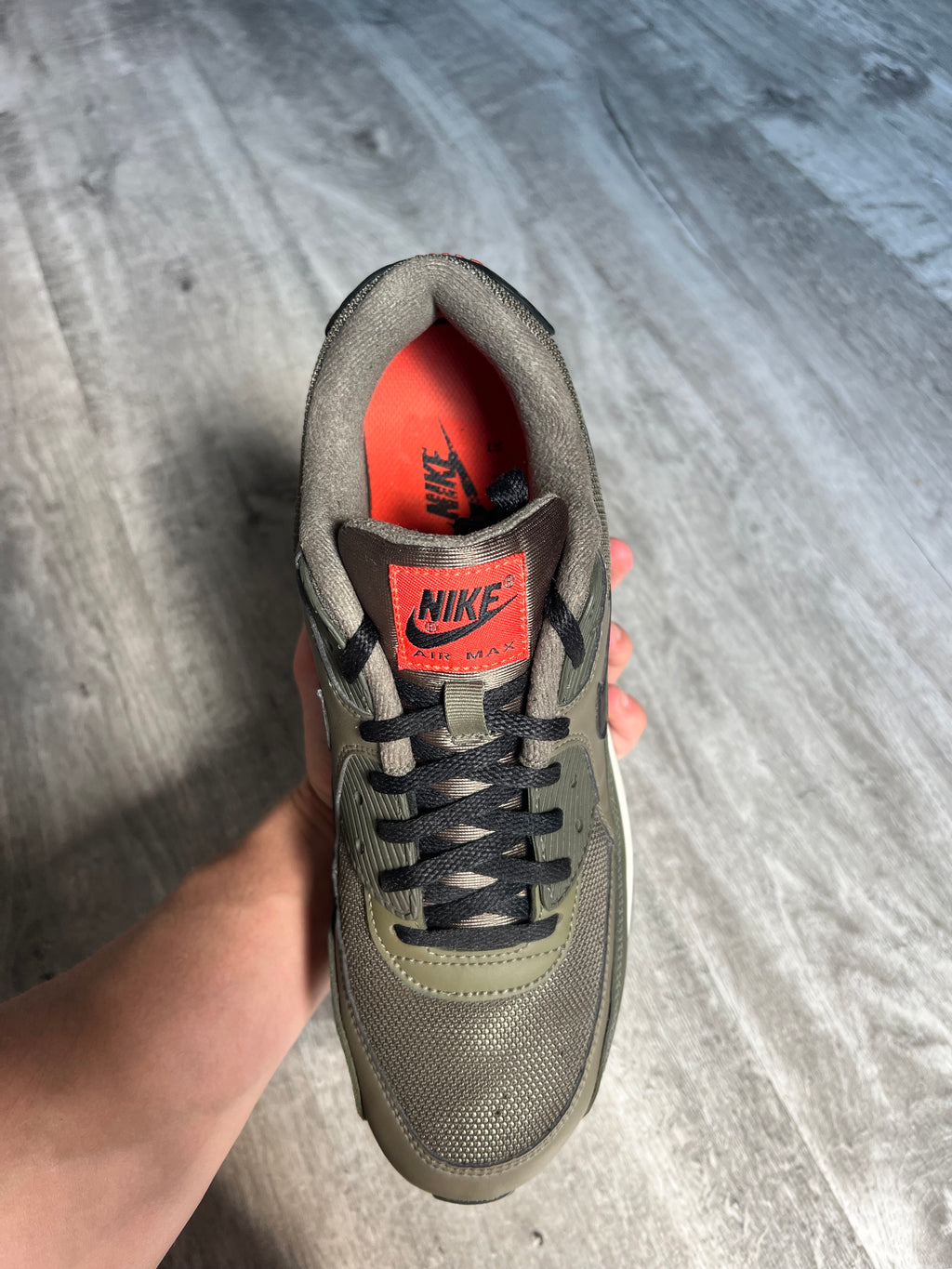 Buty Nike Air Max 90 Medium Olive Black Team Orange