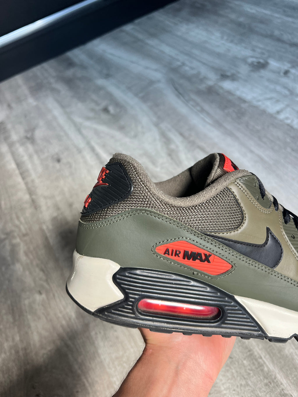 Buty Nike Air Max 90 Medium Olive Black Team Orange