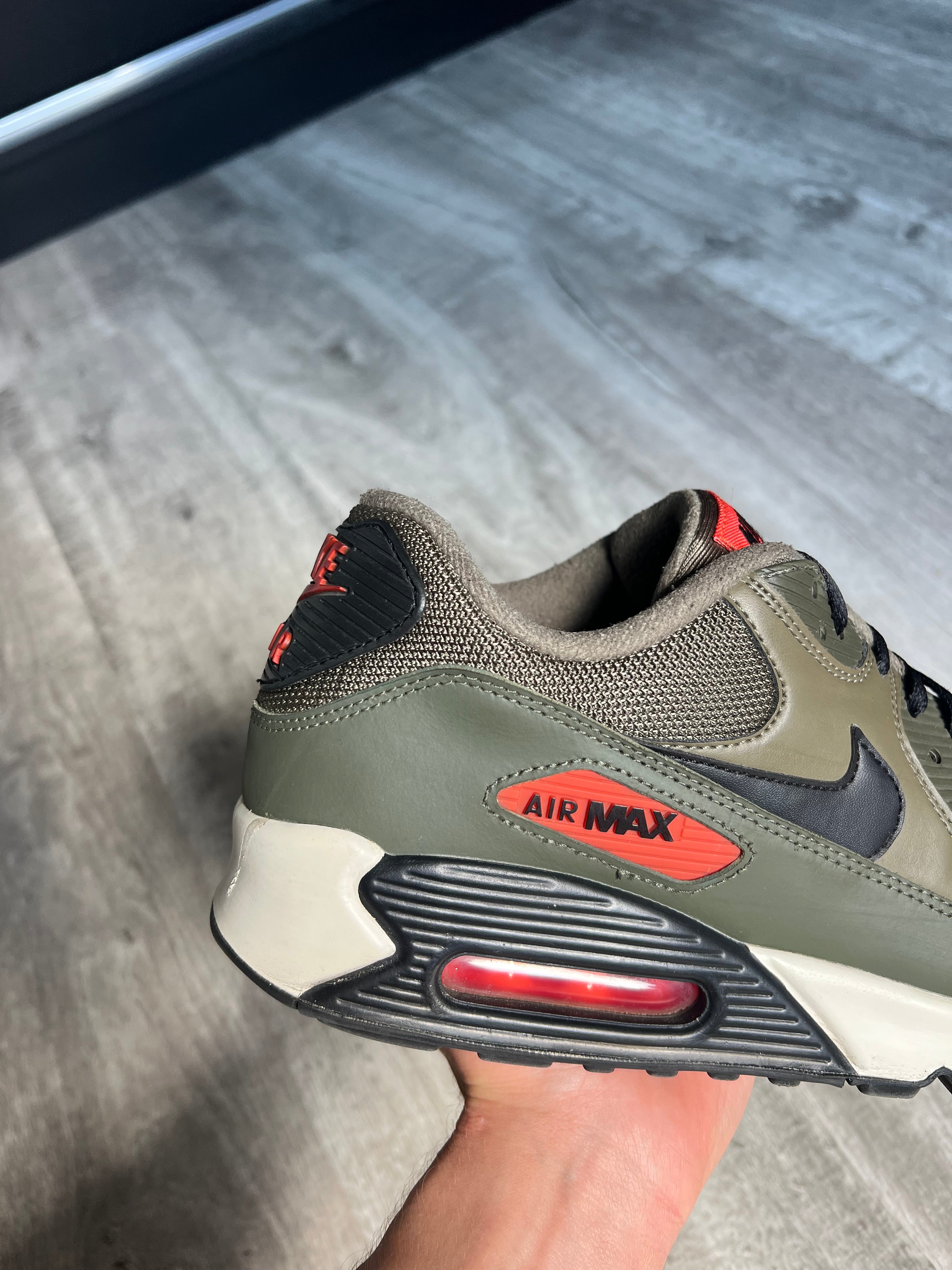 Buty Nike Air Max 90 Medium Olive Black Team Orange
