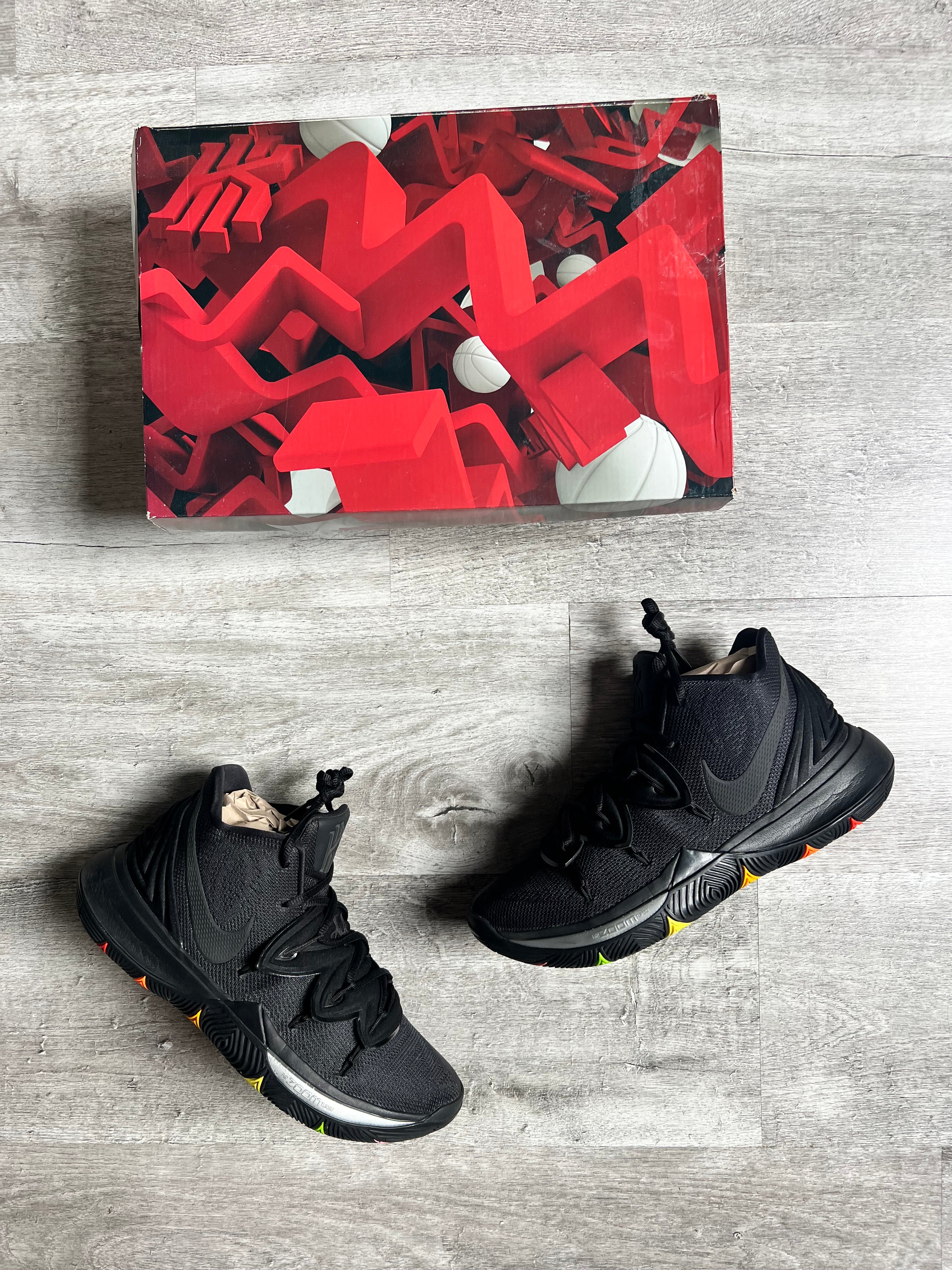 Buty Nike Kyrie 5 Black Rainbow Soles