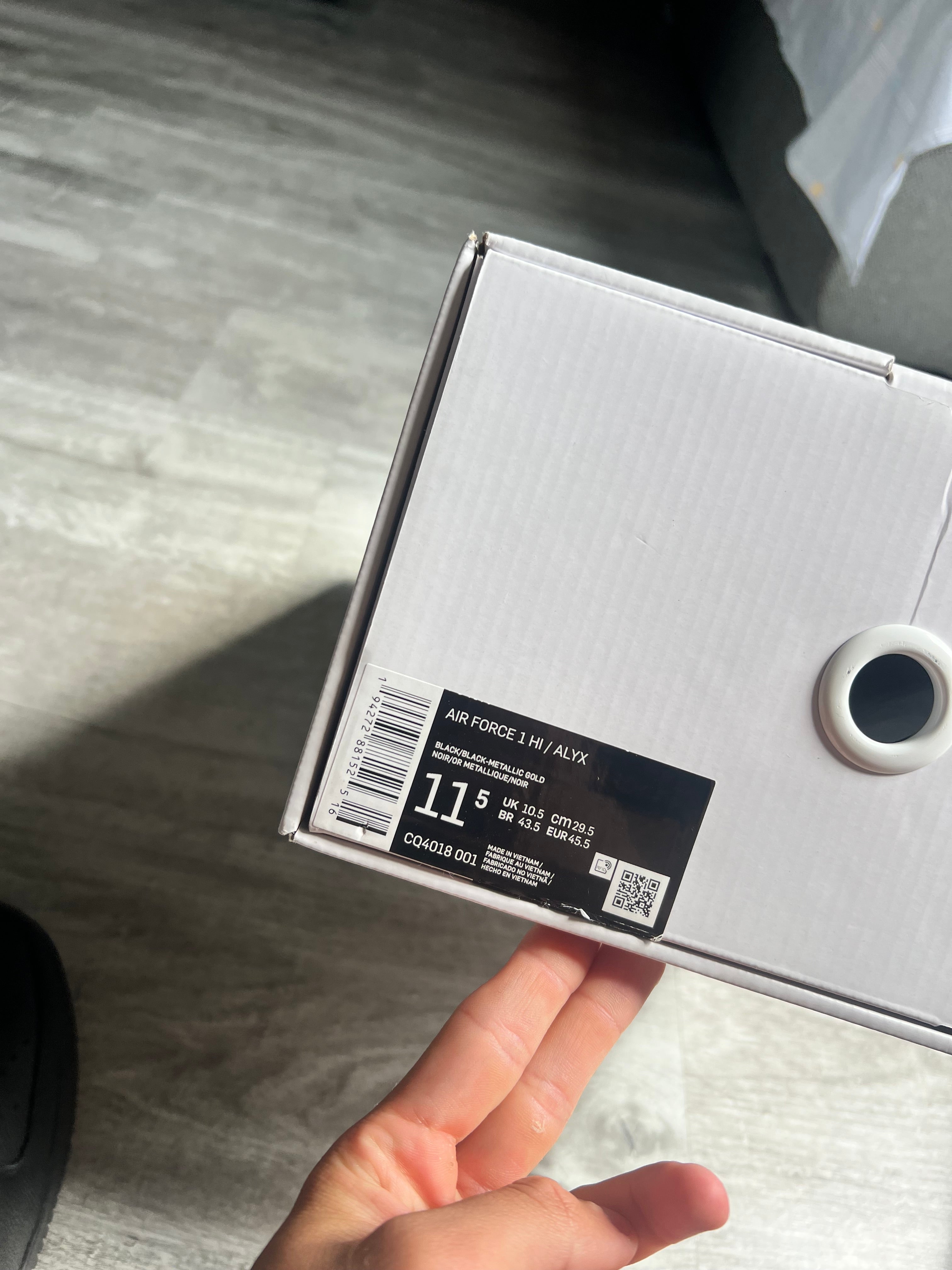Buty Nike Air Force 1 High 1017 ALYX 9SM Black