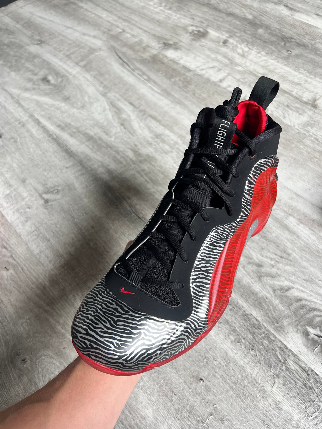 Buty Nike Air Flightposite Exposed Zebra