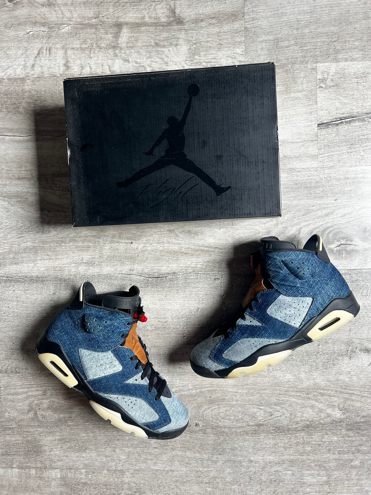 Buty Jordan 6 Retro Washed Denim