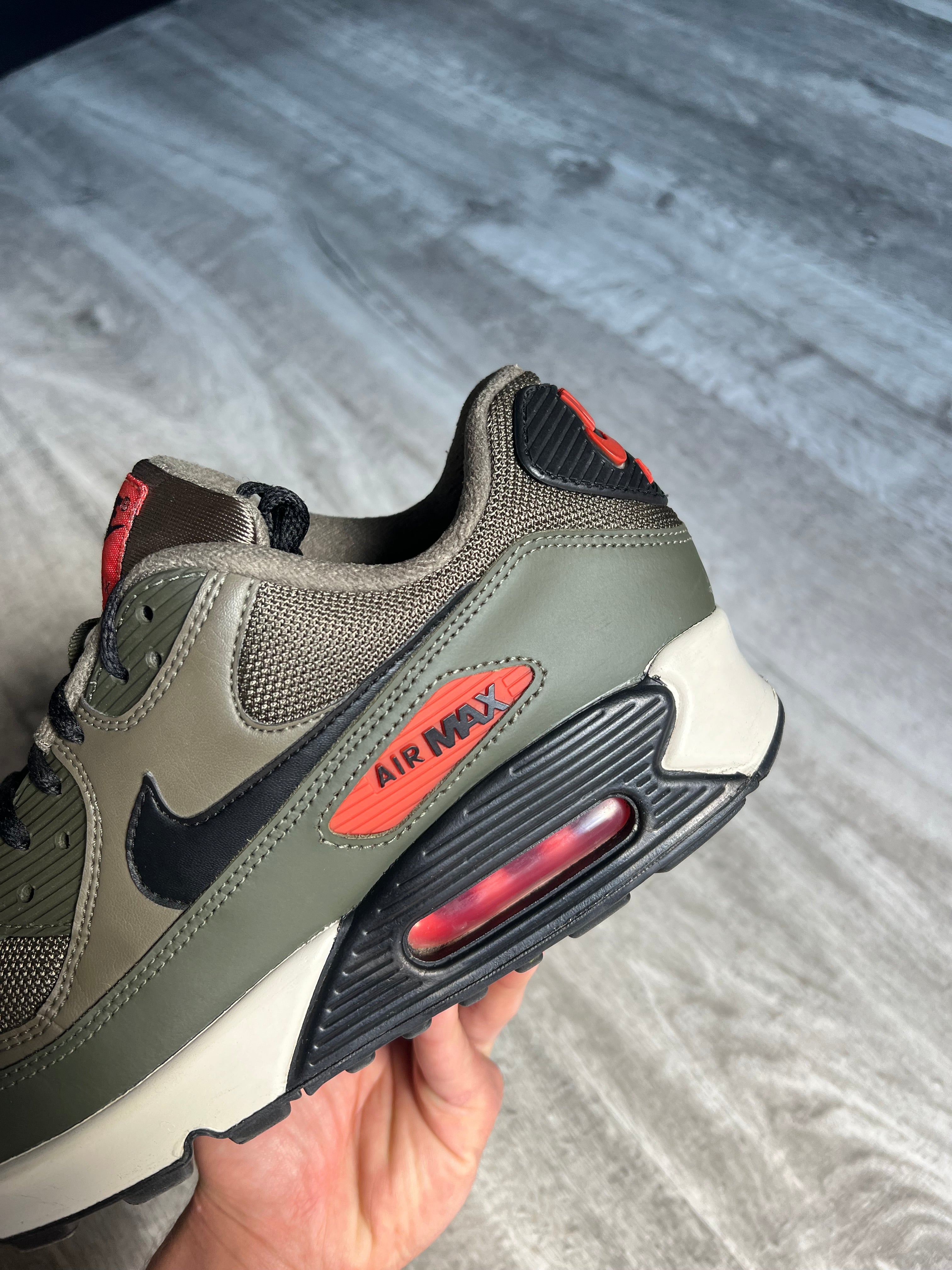 Buty Nike Air Max 90 Medium Olive Black Team Orange