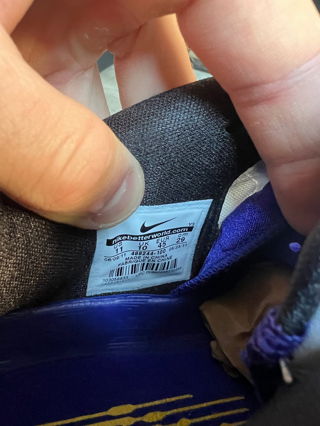 Buty Nike Kobe 7 Supreme Concord
