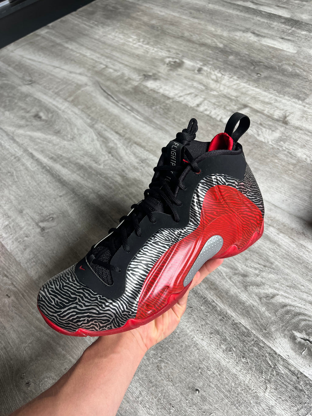 Buty Nike Air Flightposite Exposed Zebra
