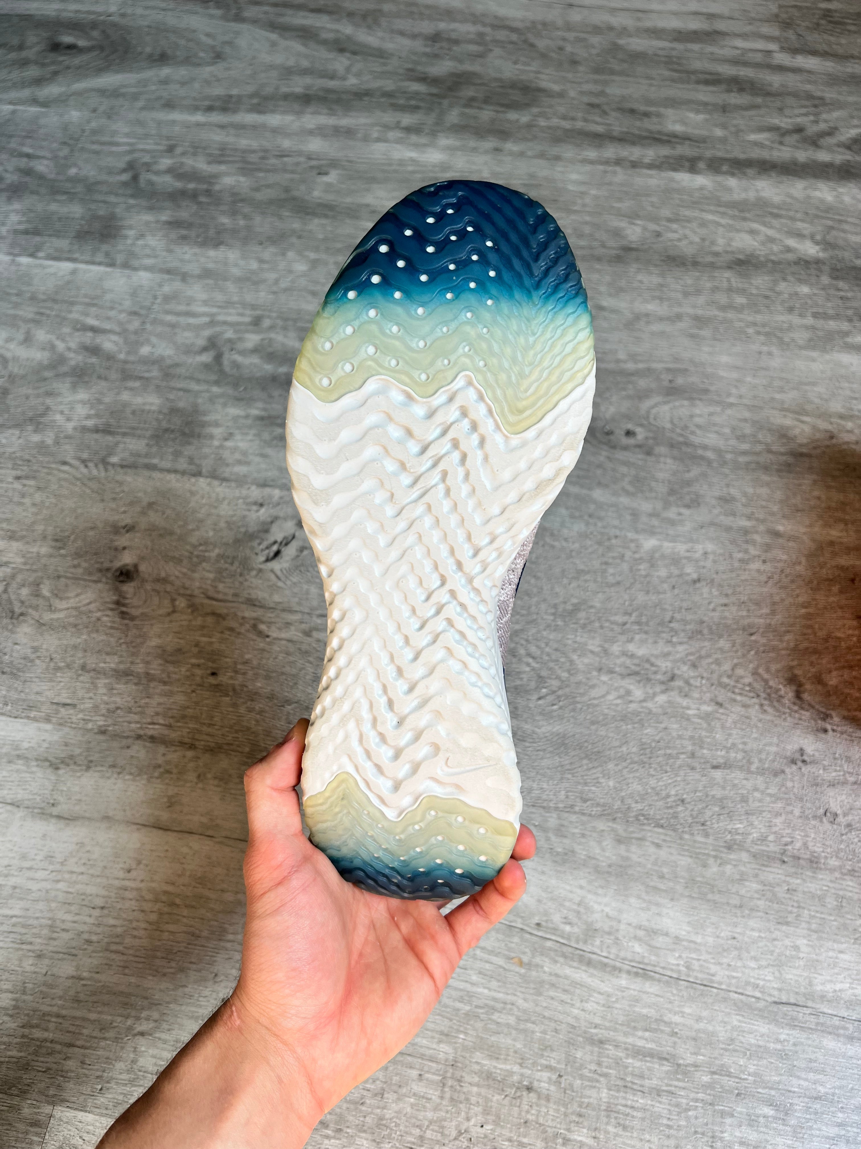 Buty Nike Epic React Flyknit 2 Vast Grey Coastal Blue